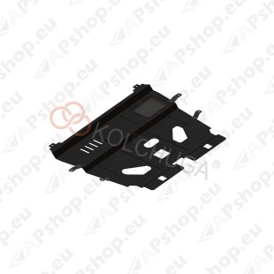 Kolchuga Steel Skid Plate Citroen С4 2010- (Engine, Gearbox, Radiator Protection)